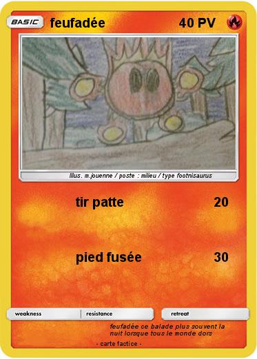 Pokemon feufadée