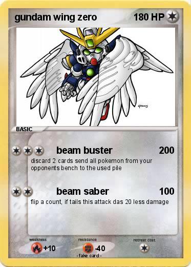 Pokemon gundam wing zero