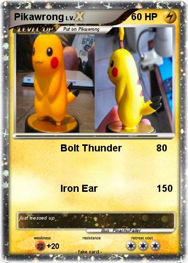 Pokemon Pikawrong