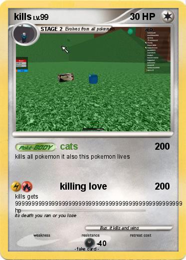 Pokemon kills