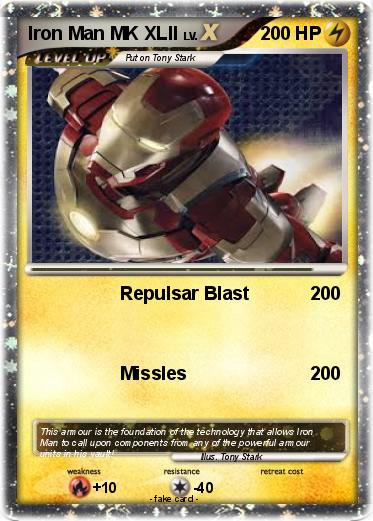 Pokemon Iron Man MK XLII
