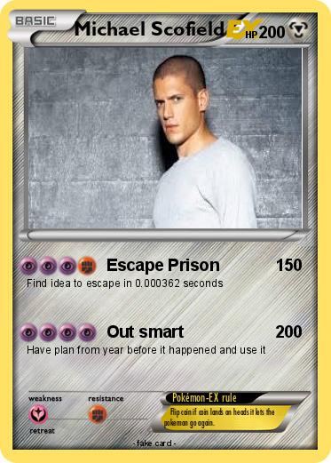 Pokemon Michael Scofield