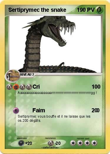 Pokemon Sertiprymec the snake