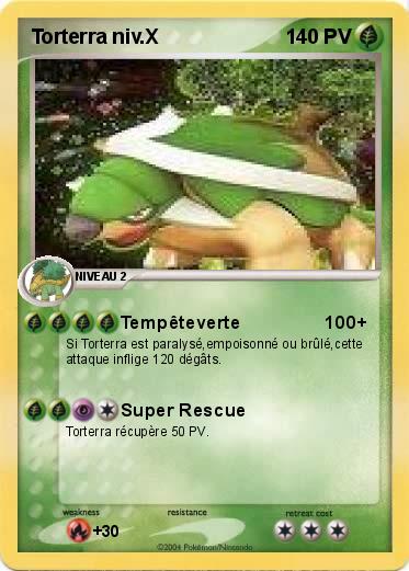 Pokemon Torterra niv.X