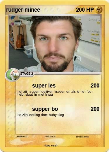 Pokemon rudger minee