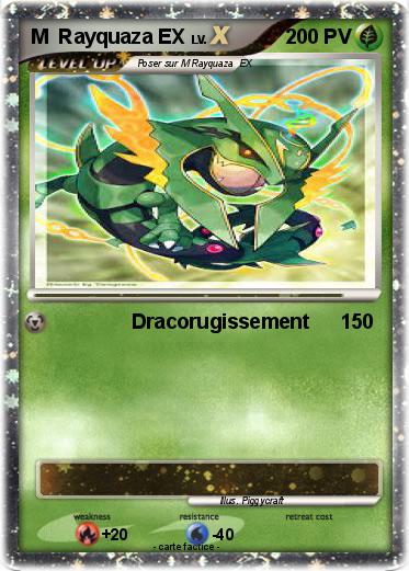 Pokemon M  Rayquaza EX