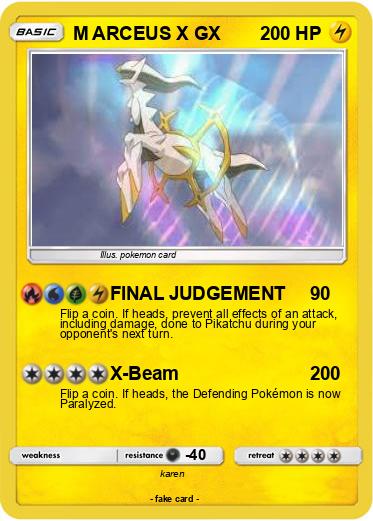 Pokemon M ARCEUS X GX