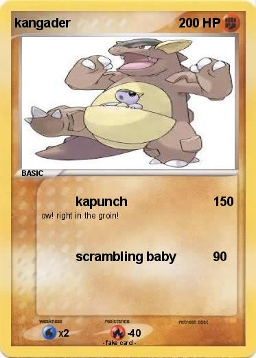 Pokemon kangader