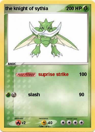 Pokemon the knight of sythia