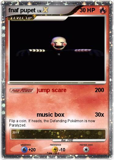Pokemon fnaf pupet