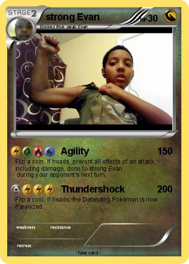 Pokemon strong Evan