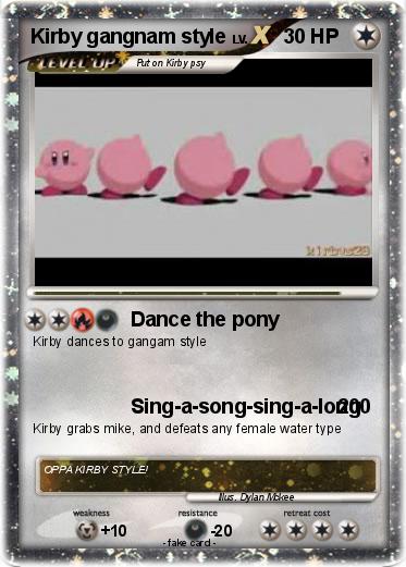 Pokemon Kirby gangnam style