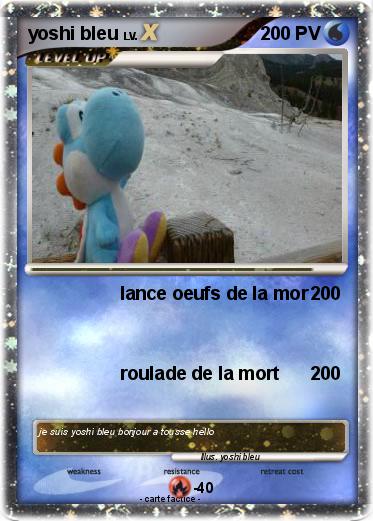 Pokemon yoshi bleu