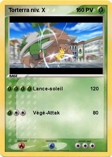 Pokemon Torterra niv. X                    1