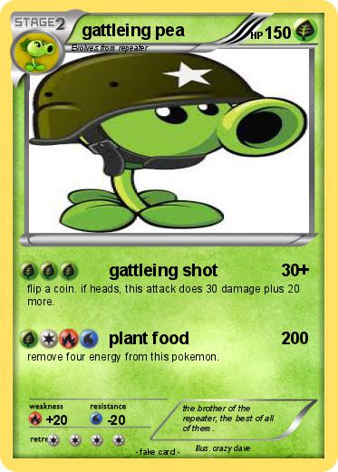 Pokemon gattleing pea