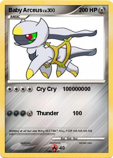 Pokemon Baby Arceus