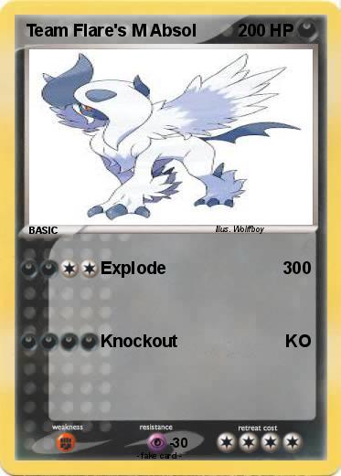 Pokemon Team Flare's M Absol