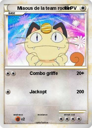 Pokemon Miaous de la team rocket