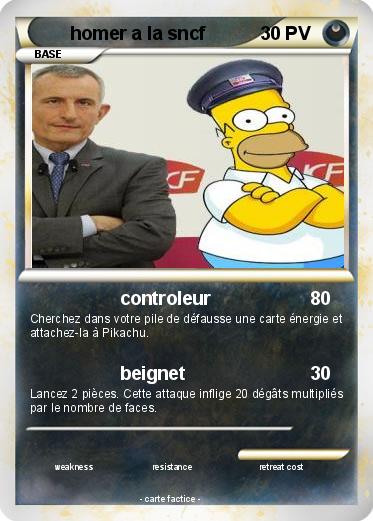 Pokemon homer a la sncf