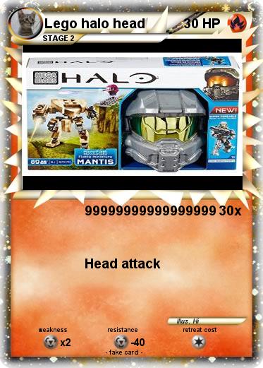 Pokemon Lego halo head