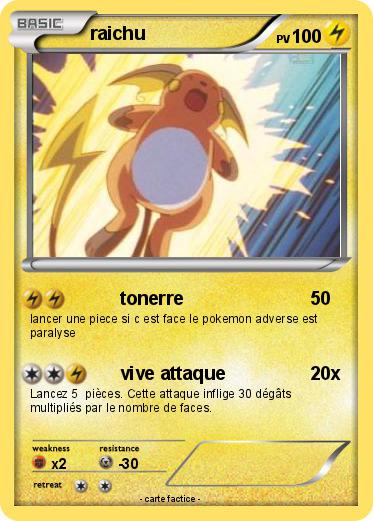 Pokemon raichu