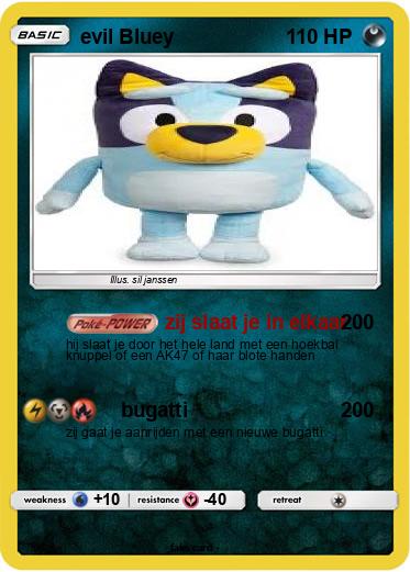 Pokemon evil Bluey