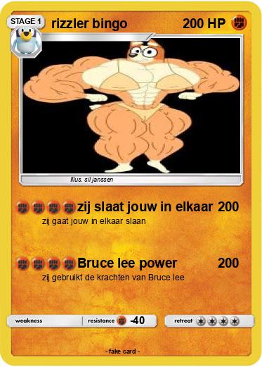 Pokemon rizzler bingo