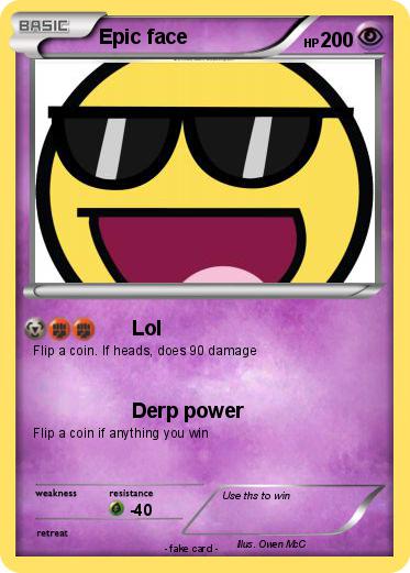 Pokemon Epic face