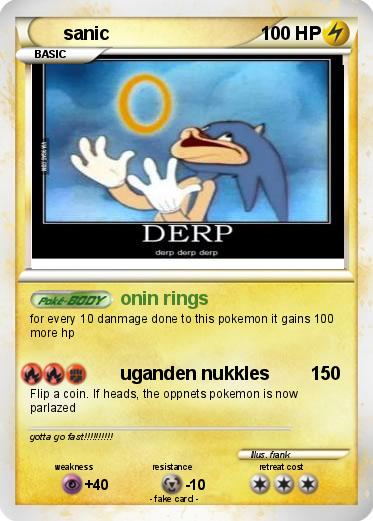 Pokemon sanic