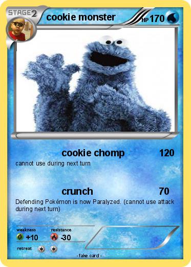 Pokemon cookie monster