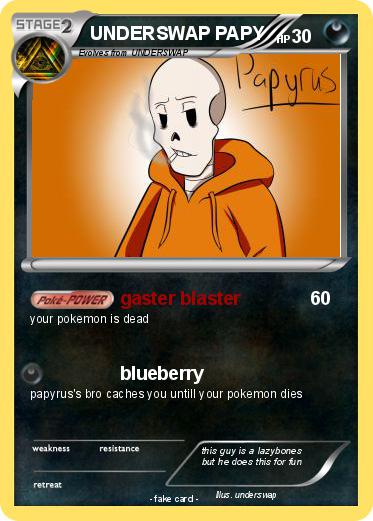 Pokemon UNDERSWAP PAPY