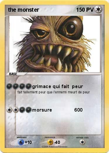 Pokemon the monster