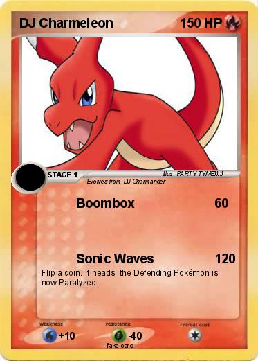 Pokemon DJ Charmeleon