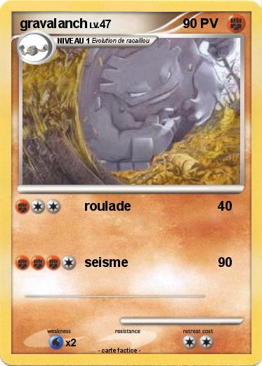 Pokemon gravalanch