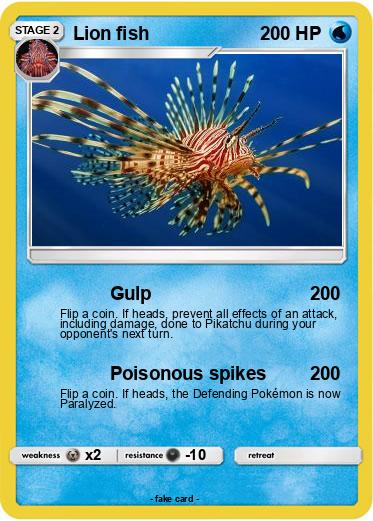 Pokemon Lion fish