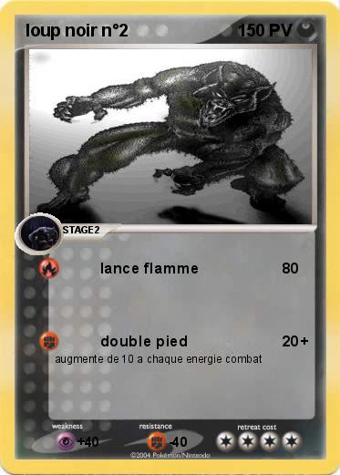 Pokemon loup noir n°2