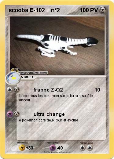 Pokemon scooba E-102    n°2