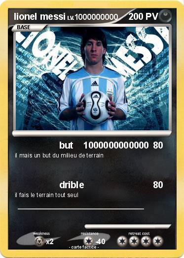 Pokemon lionel messi