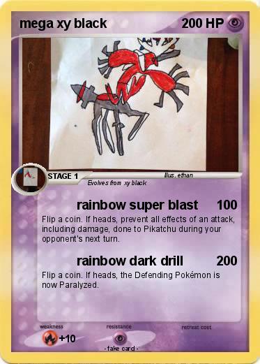 Pokemon mega xy black