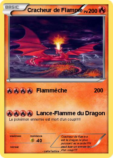 Pokemon Cracheur de Flamme