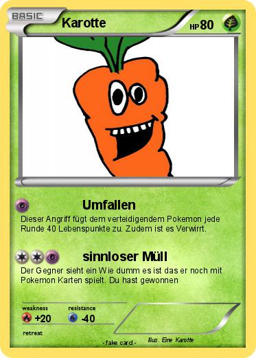 Pokemon Karotte