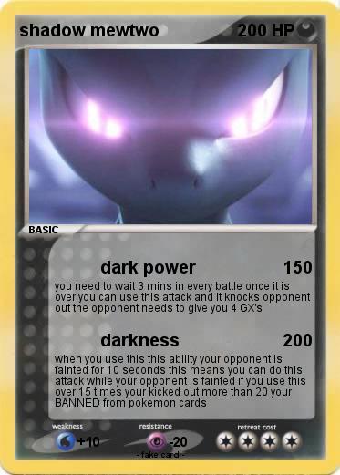 Pokemon shadow mewtwo