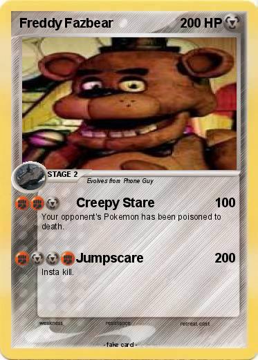 Pokemon Freddy Fazbear