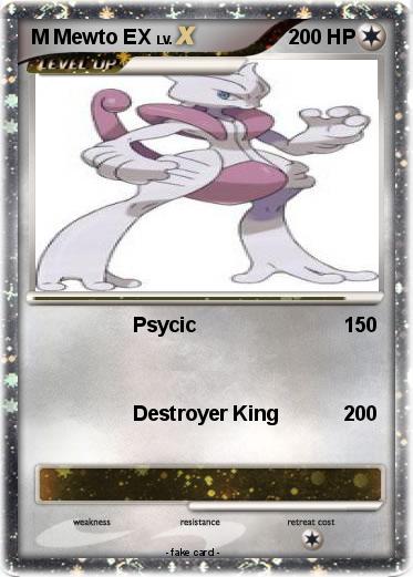 Pokemon M Mewto EX