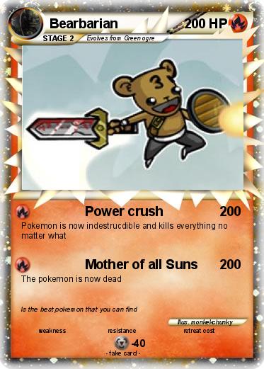 Pokemon Bearbarian