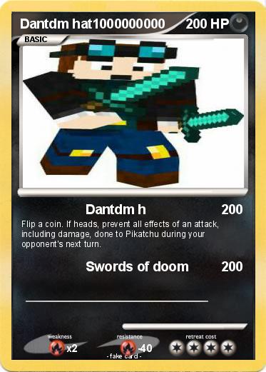 Pokemon Dantdm hat1000000000