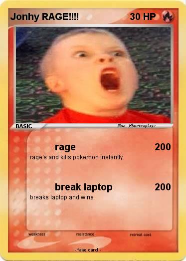 Pokemon Jonhy RAGE!!!!