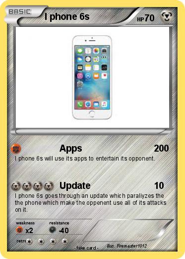 Pokemon I phone 6s