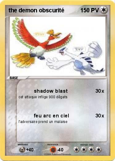 Pokemon the demon obscurité