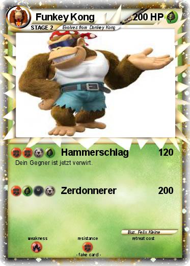 Pokemon Funkey Kong